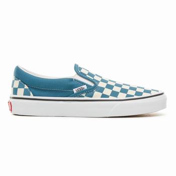 Damske Slip On Tenisky Vans Color Theory Checkerboard Classic (Unisex) Biele VA39CQVZA